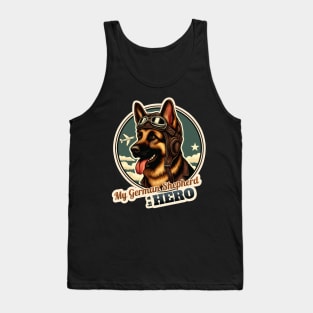 German Shepherd Pilot Tank Top